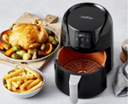 Sunbeam 4L Digital Copper Infused DuraCeramic Air Fryer - Black AFP4100BK