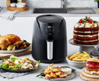 Sunbeam 4L Digital Copper Infused DuraCeramic Air Fryer - Black AFP4100BK