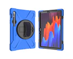 WIWU OnePiece Tablet Case Anti-Fall Protection With Pencil Holder For Samsung Galaxy Tab S7/S7 Plus 2020-Blue
