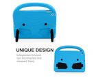 WIWU Sparrow iPad Case Kids Safe Shockproof Handle Stand Cover For iPad 2/3/4 Mini 1/2/3/4/5-Blue