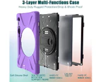 WIWU OnePiece Tablet Case Anti-Fall Protection With Pencil Holder For Samsung Galaxy Tab S7/S7 Plus 2020-Purple