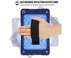 WIWU C-Robot Tablet Case Rugged Heavy Duty Shockproof Stand Cover For Samsung Galaxy Tab A 8.0 T290/T295(2019)-Navy&Blue