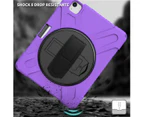 WIWU OnePiece iPad Case Heavy Duty Rugged Anti-fall Protective Cover For iPad Air 4 10.9"(2020)-Purple