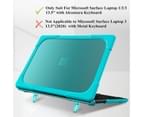 WIWU Laptop Case Drop-proof Heavy Duty Hard Protective Cover With Fold Kickstand For Microsoft Surface Laptop 1/2/3 13.5" 15"-Green 11