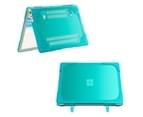 WIWU Laptop Case Drop-proof Heavy Duty Hard Protective Cover With Fold Kickstand For Microsoft Surface Laptop 1/2/3 13.5" 15"-Green 19