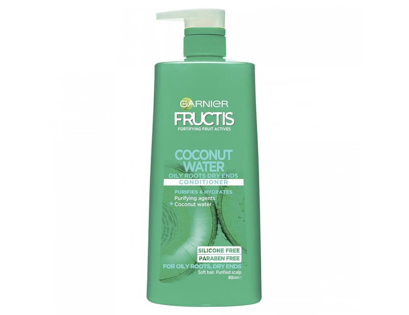Garnier Fructis Coconut Water Oily Roots Dry Ends Conditioner 850mL