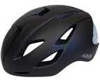Azur RX1 Road Bike Helmet Matte Black/Silver - Black