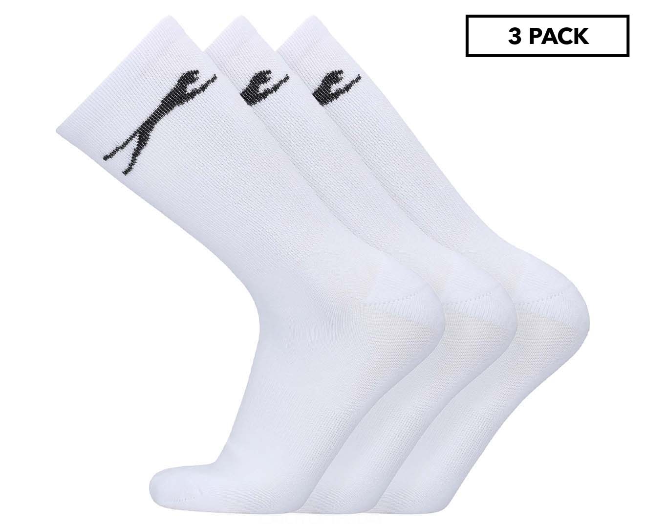 Slazenger Men's Crew Socks 3-Pack - White | Catch.co.nz