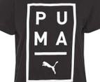 Puma Women's Above The Bar Tee / T-Shirt / Tshirt - Black/White