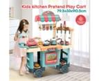 60 Accessories Kid Toy Kitchen Set Children Toddler Pretend Play 10