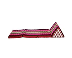 JUMBO 3 FOLDS Thai Triangle Cushion Triangular Pillow Foldout Daybed Mat Pink