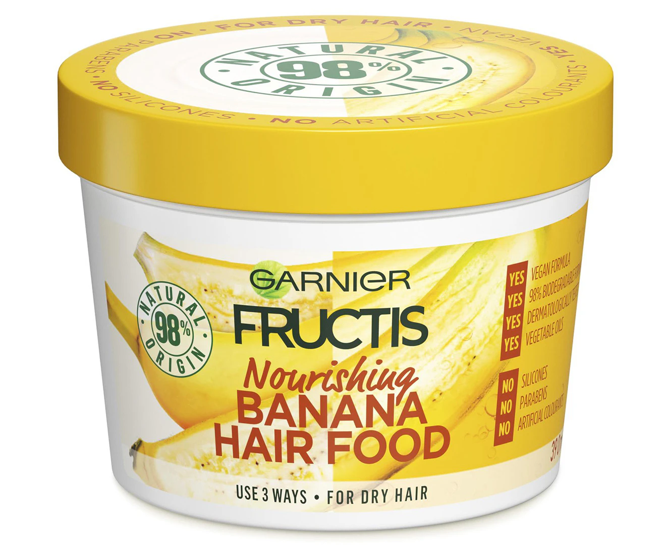 Garnier Fructis Nourishing Banana Hair Food Mask Treatment 390mL