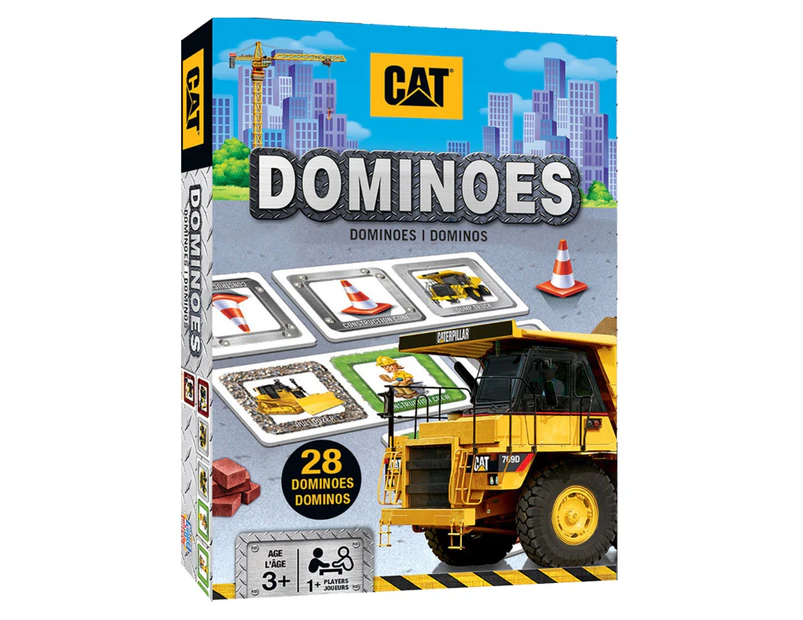 Masterpieces Dominoes CAT Caterpillar Kids