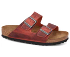 Birkenstock Unisex Arizona Soft Footbed Regular Fit Sandals - Earth Red