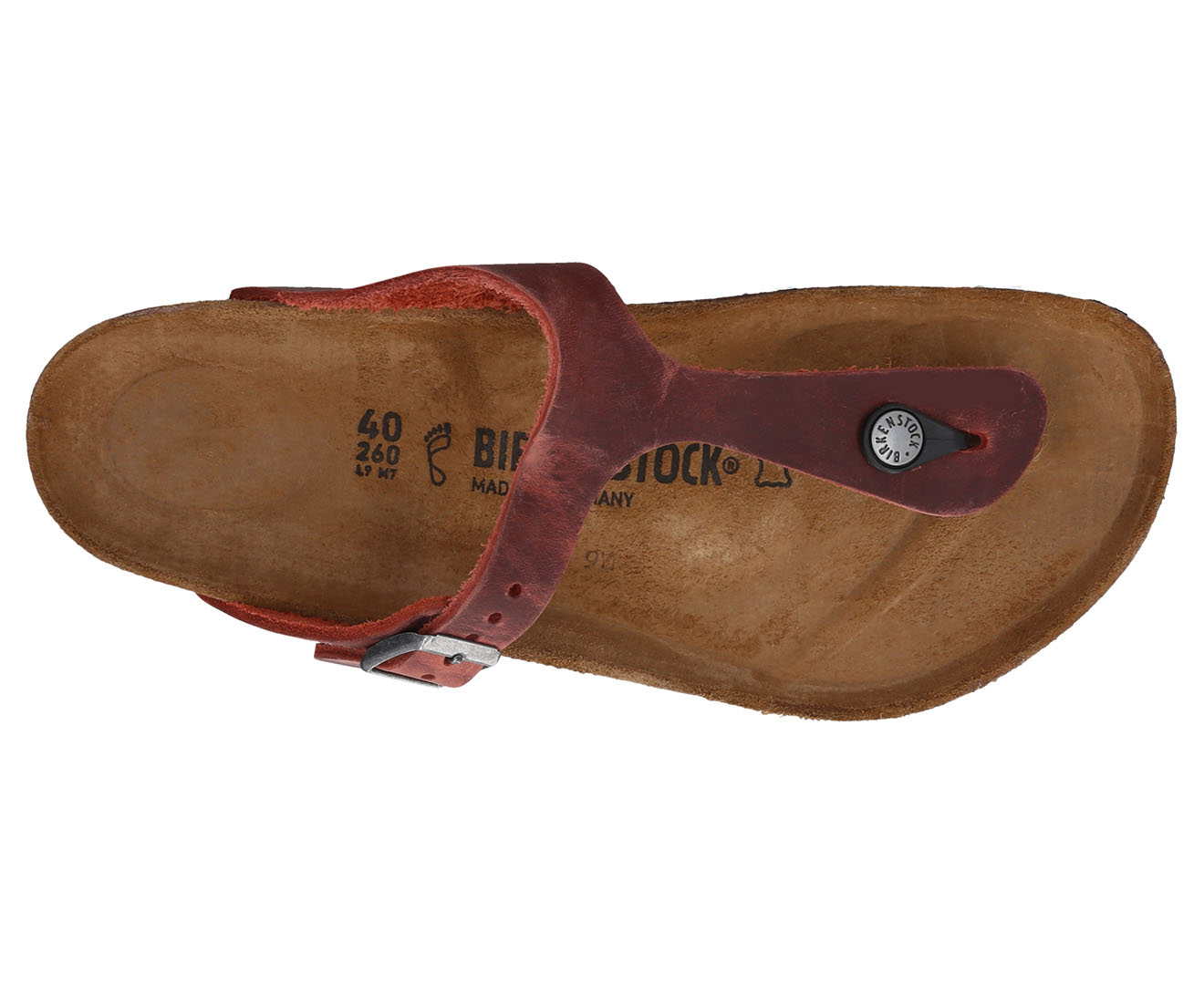 Birkenstock gizeh best sale earth red