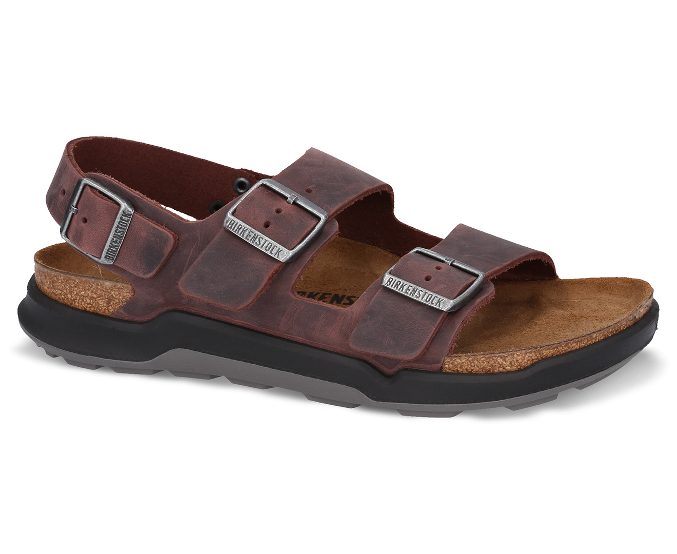 Birkenstock Men's Milano CT Regular Fit Sandals - Habana | Catch.co.nz