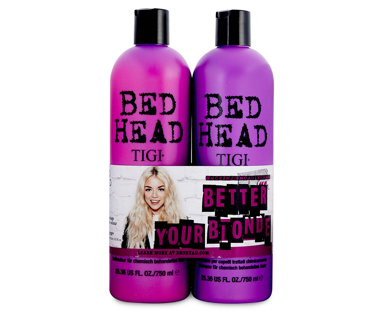 8. TIGI Bed Head Dumb Blonde Shampoo and Reconstructor Conditioner - wide 10