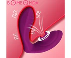 Sucking Clitoris Vibrator Suction GSpot Oral Sex Stimulator Sex Toys Women - Dark Purple
