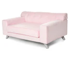 Enchanted Home 84x54cm Mason Pet Sofa Bed - Blush