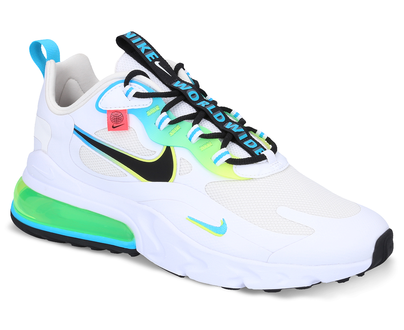 Buy Nike Men's Air Max 270 React Se Running Shoes, 8 US, White/Blue  Fury/Volt/Black (CK6457-100) at