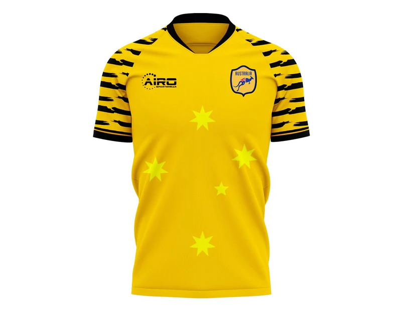 Australia 2020-2021 Home Concept Football Kit (Libero) - Little Boys