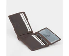 ANABELLE Rugged Leather Slim RFID Wallet [Colour: Tan]