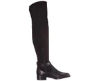 Nine West Womens Nacoby2 Leather Closed Toe Over Knee Riding Boots