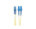 Lc To Sc Os1 Os2 Singlemode Fibre Optic Cable Yellow - 30m