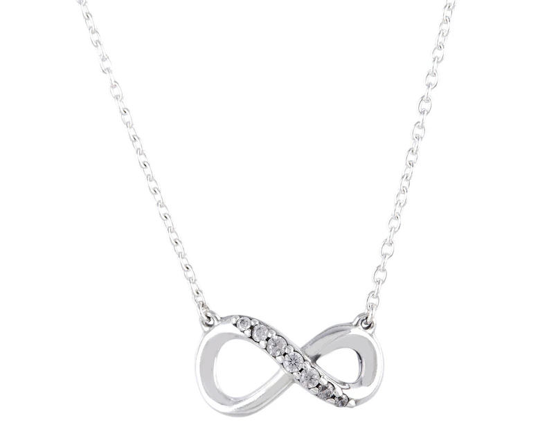 Pandora Sparkling Infinity Sterling Silver Collier Necklace - Silver