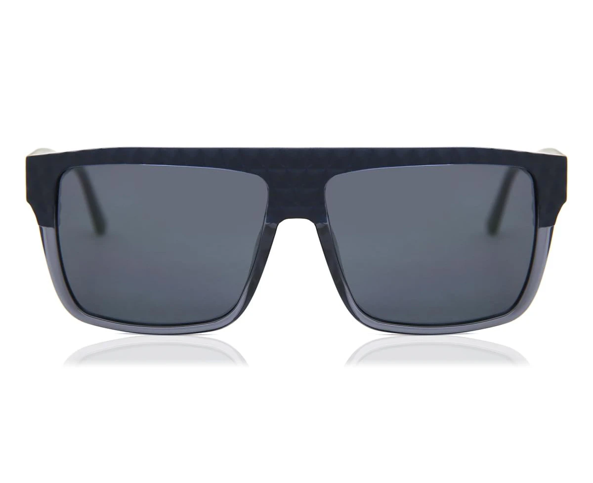 Diesel DL0044 Square Sunglasses Plastic Black