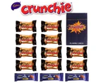 13pc Cadbury Crunchie Kids Chocolate Showbag w/Dairy Milk Chocolate/Playing Card