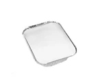 90PK Lemon & Lime Foil Container BBQ Dish/Food Tray Baking Storage w/ Lid Silver