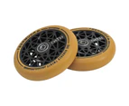 Oath Bermuda 120mm Wheels - Anodised Black/Gum - Brown