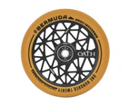 Oath Bermuda 120mm Wheels - Anodised Black/Gum - Brown