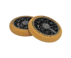 Oath Bermuda 120mm Wheels - Anodised Black/Gum - Brown