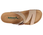 BioNatura Women's Ravenna Leather Sandals - Beige