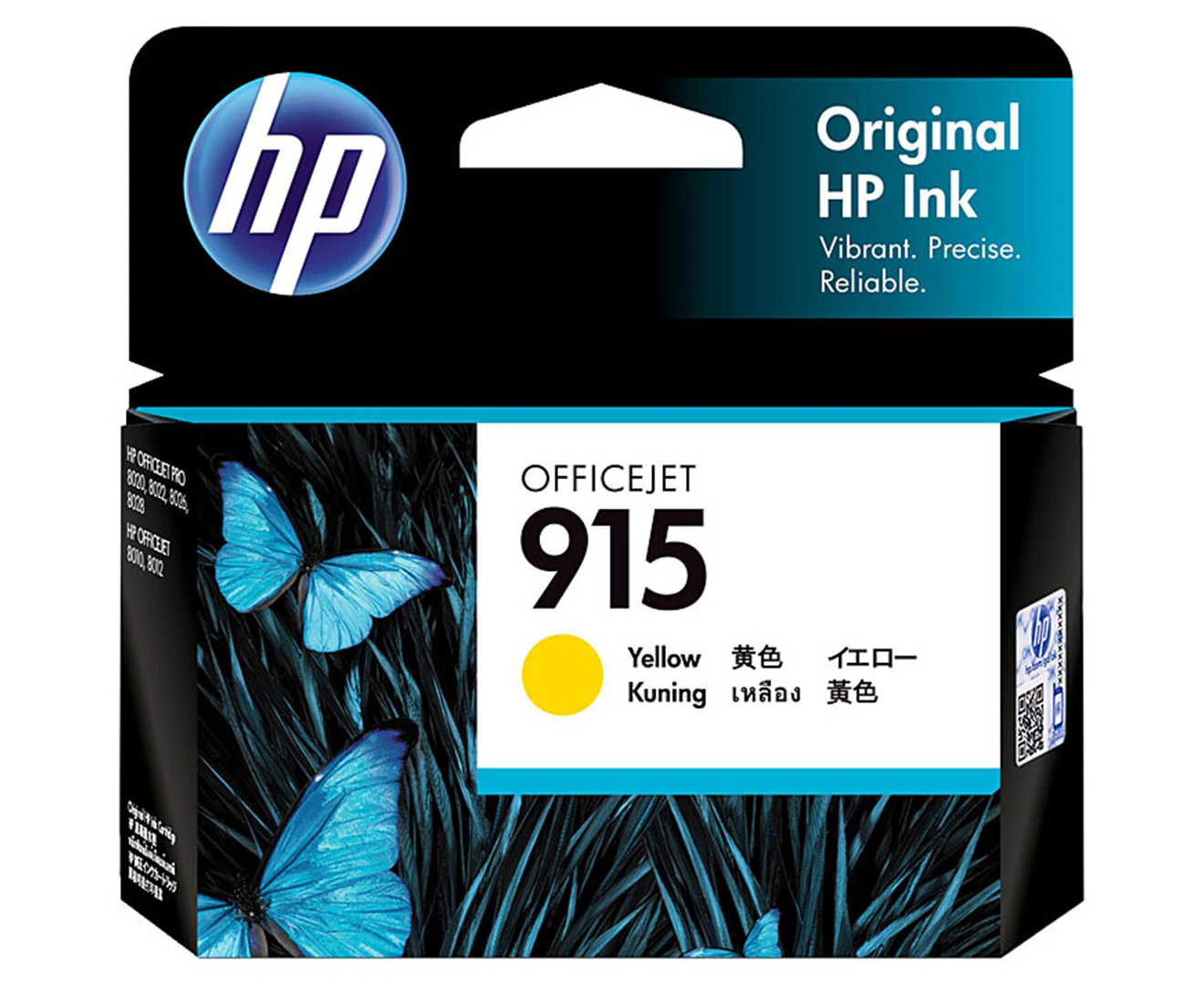 Original HP 915 Yellow Ink Cartridge Toner Officejet 3YM16AA