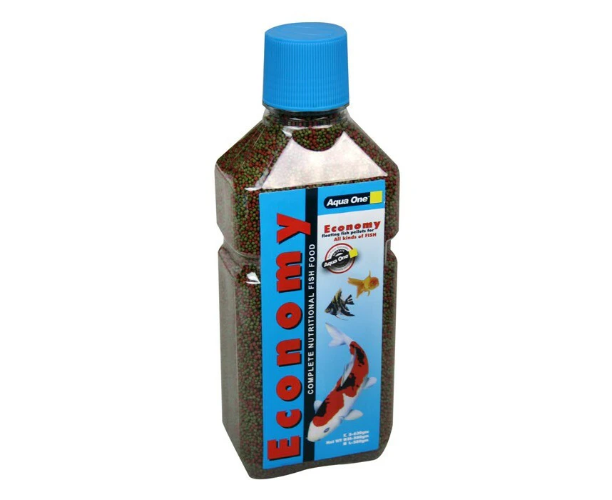 Economy Pellet Food 1mm 110g Bottle (Aqua One)