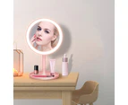 Ymall LED Lights Makeup Mirror  with 24 Led Lights 95 Degree Rotation Touch Screen USB Charging Beauty Mirror TD032 (White)