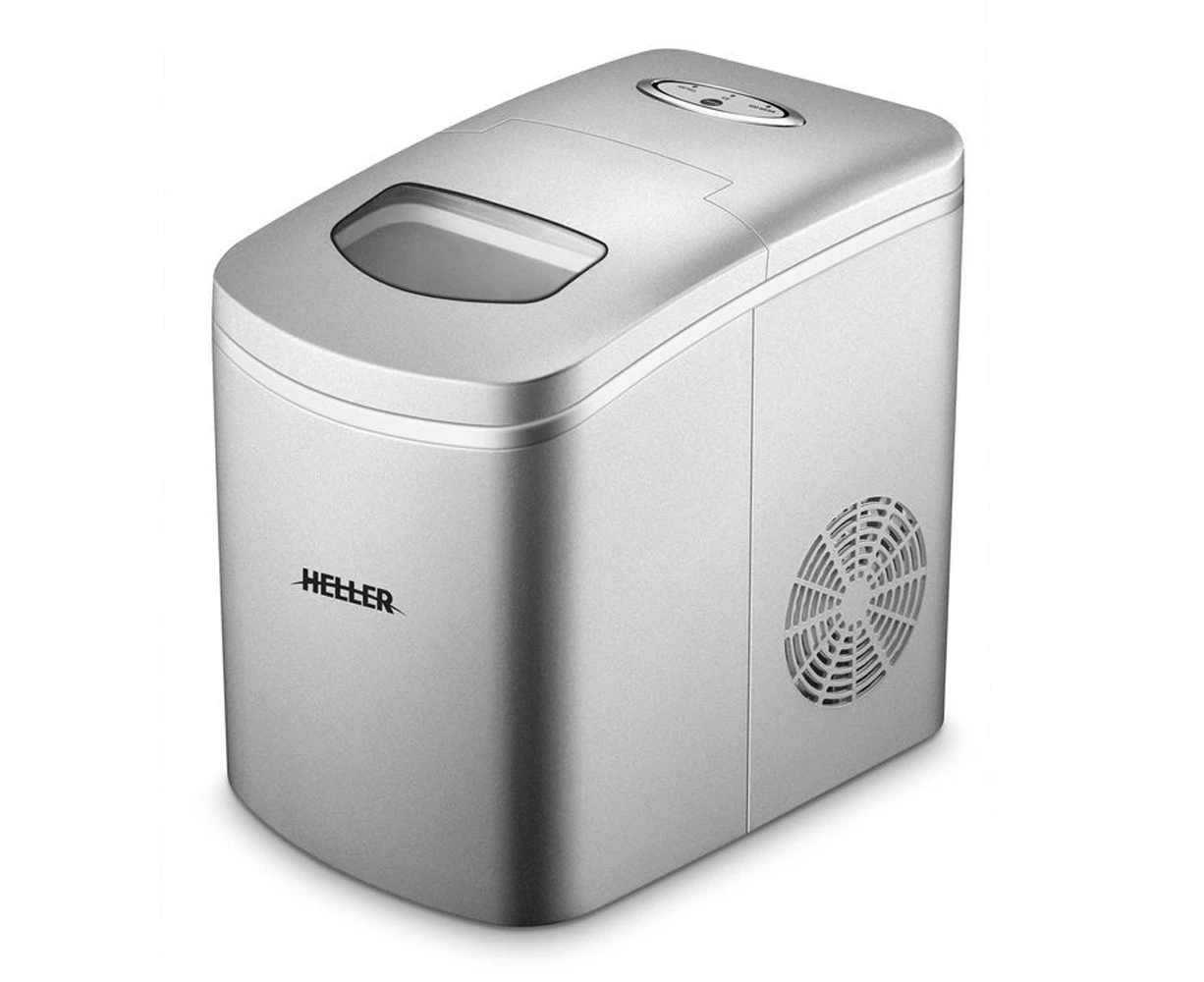 Heller 150W 10kg Electric Ice Cube Maker Portable Machine w/LED Indicator Silver