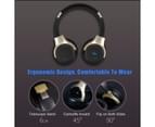 B26T Active Noise Cancelling Wireless Bluetooth Headphones 10 hours time Bluetooth Headset with Super HiFi Deep Bass (Black) 3