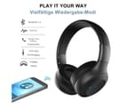 Ymall B20 Bluetooth Headphones with HD Sound Bass stereo Wireless Headphones With Mic for iPhone/Samsung/Android Phone (Blackgold) 5