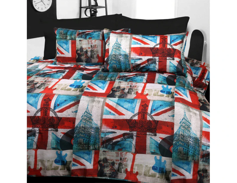 180TC UK 60'S Quilt Cover Set