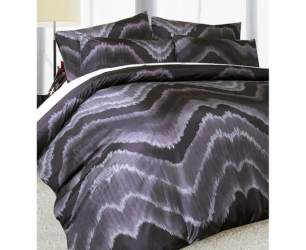 Big Sleep Midnight Quilt cover Set Black DOUBLE