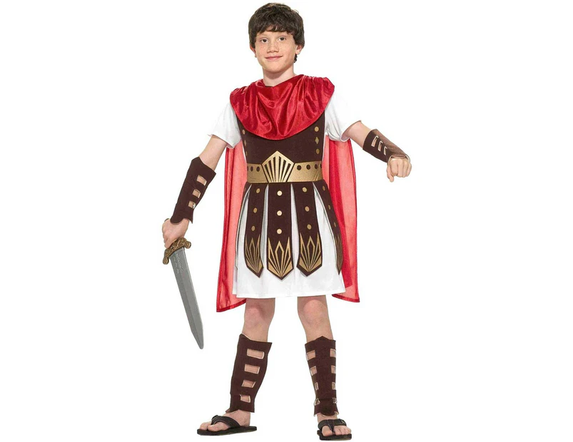 Roman Warrior Boys Gladiator Costume Boys