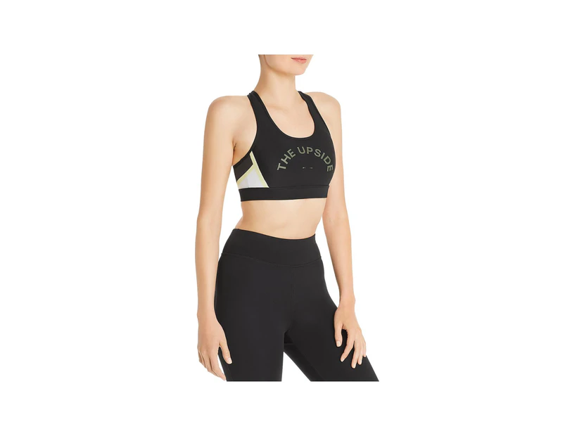 The Upside Women's Athletic Apparel Sports Bra - Color: Black/Multi