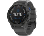 Garmin Fenix 6 Pro Solar Edition Multisport 47mm GPS Black/Slate Grey Band - Black