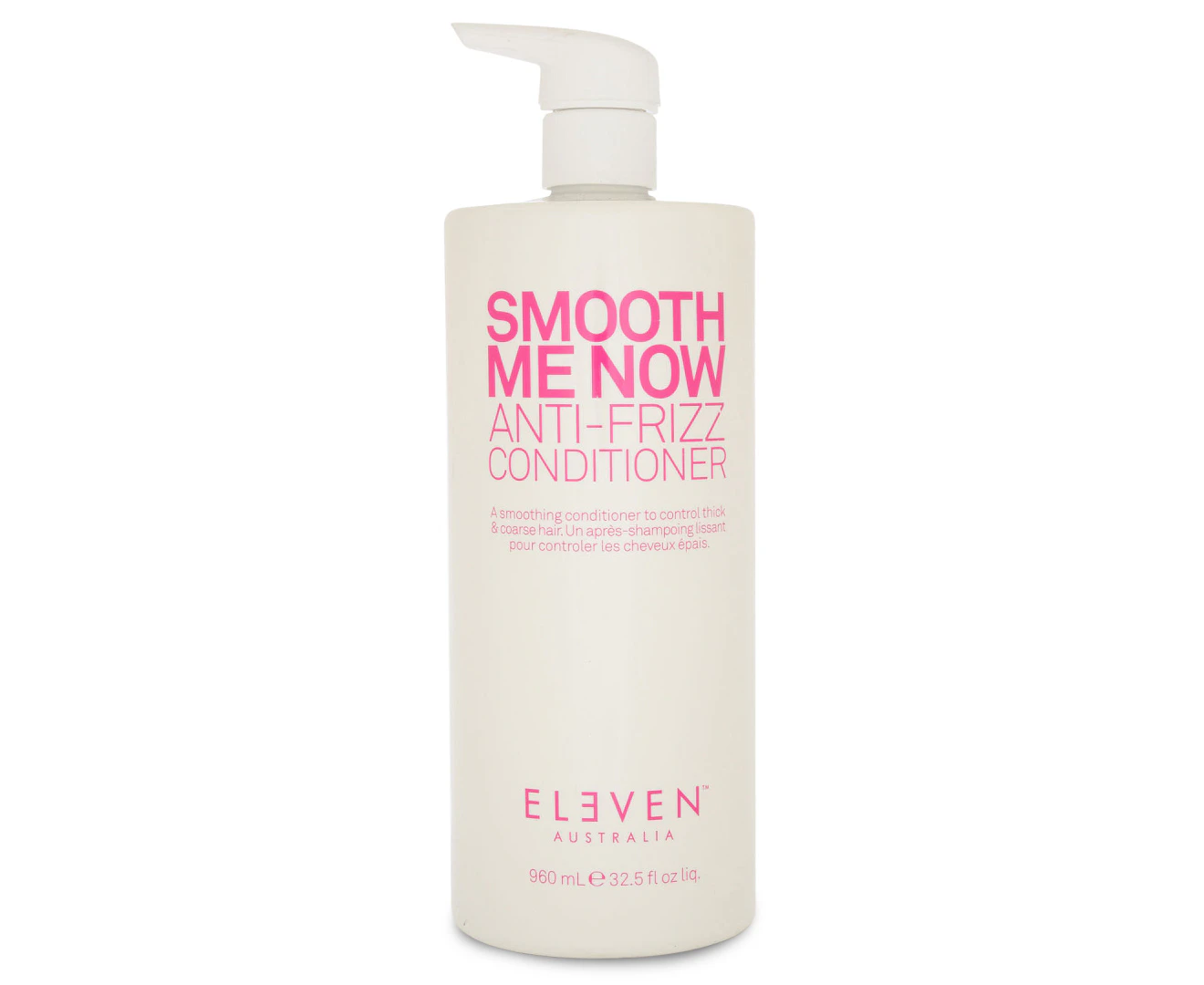 Eleven 960ml Smooth Me Now Anti-Frizz Hair Care Conditioner Coconut & Lime Scent