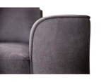 Christine 3-Seat Sofa Bed with LHF Chaise-Dark Grey