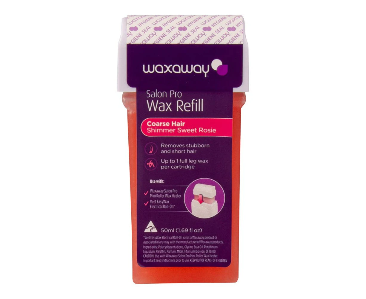 Waxaway Salon Pro Wax Refill 50ml - Shimmer Sweet Rosie